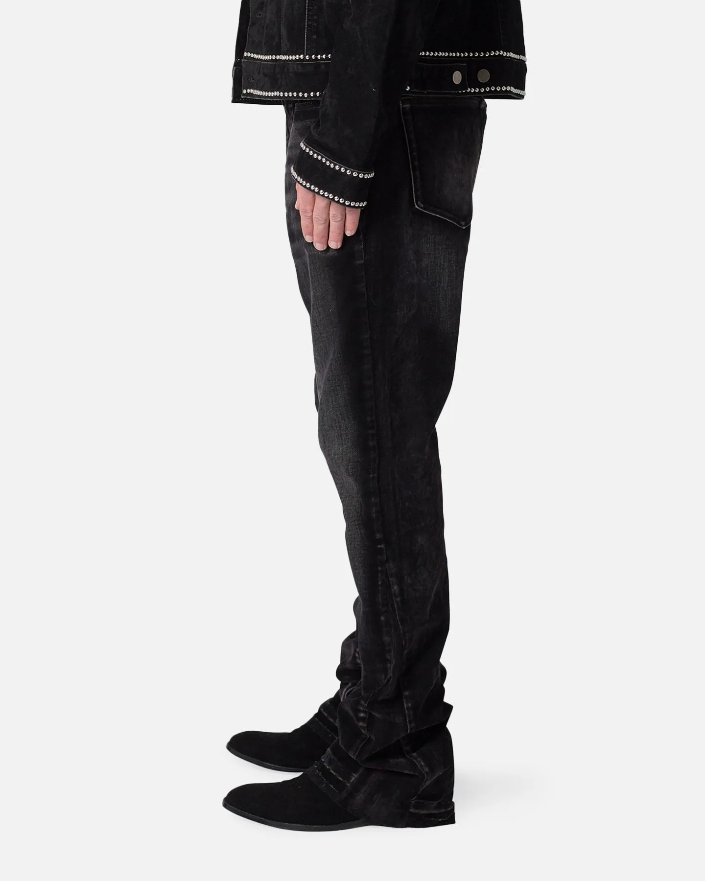 MNML B576 Flare Denim Jeans Black sold by Culture Kings product image thumbnail 3
