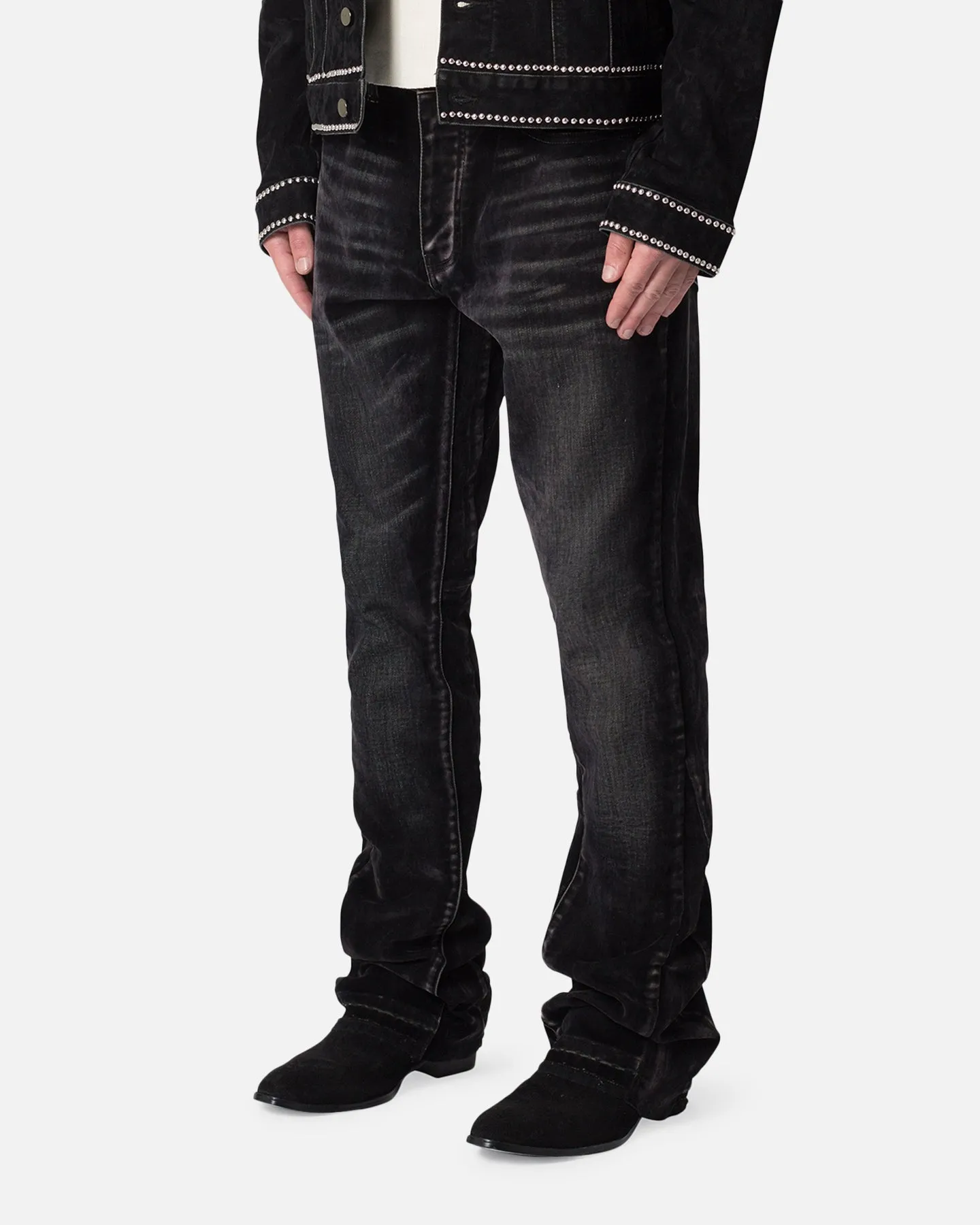 MNML B576 Flare Denim Jeans Black sold by Culture Kings product image thumbnail 2