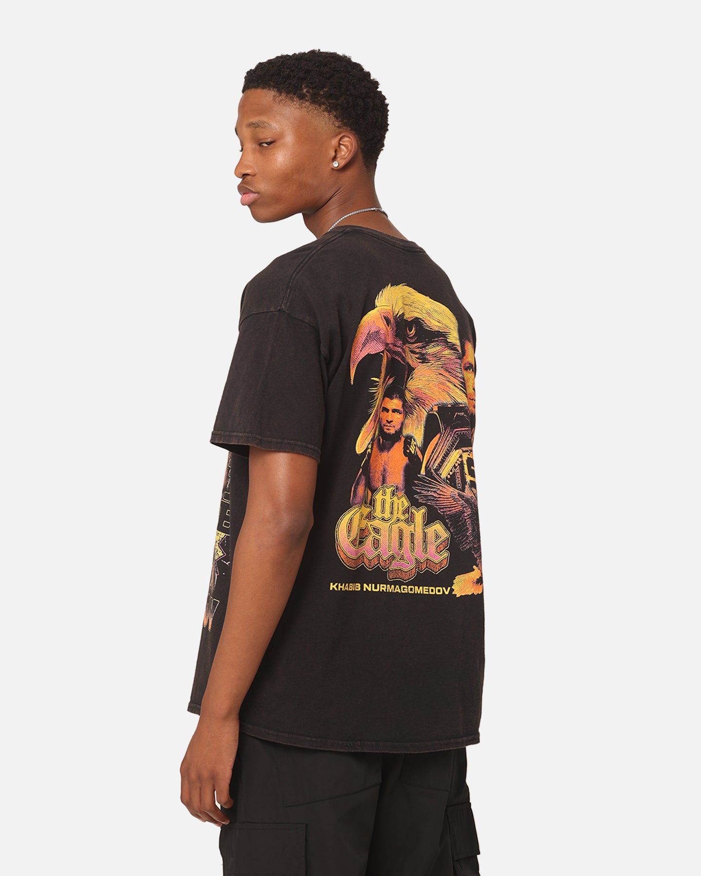 Goat Crew X UFC Khabib Nurmagomedov The Eagle Vintage T-Shirt Black Wash sold by Culture Kings product image thumbnail 2