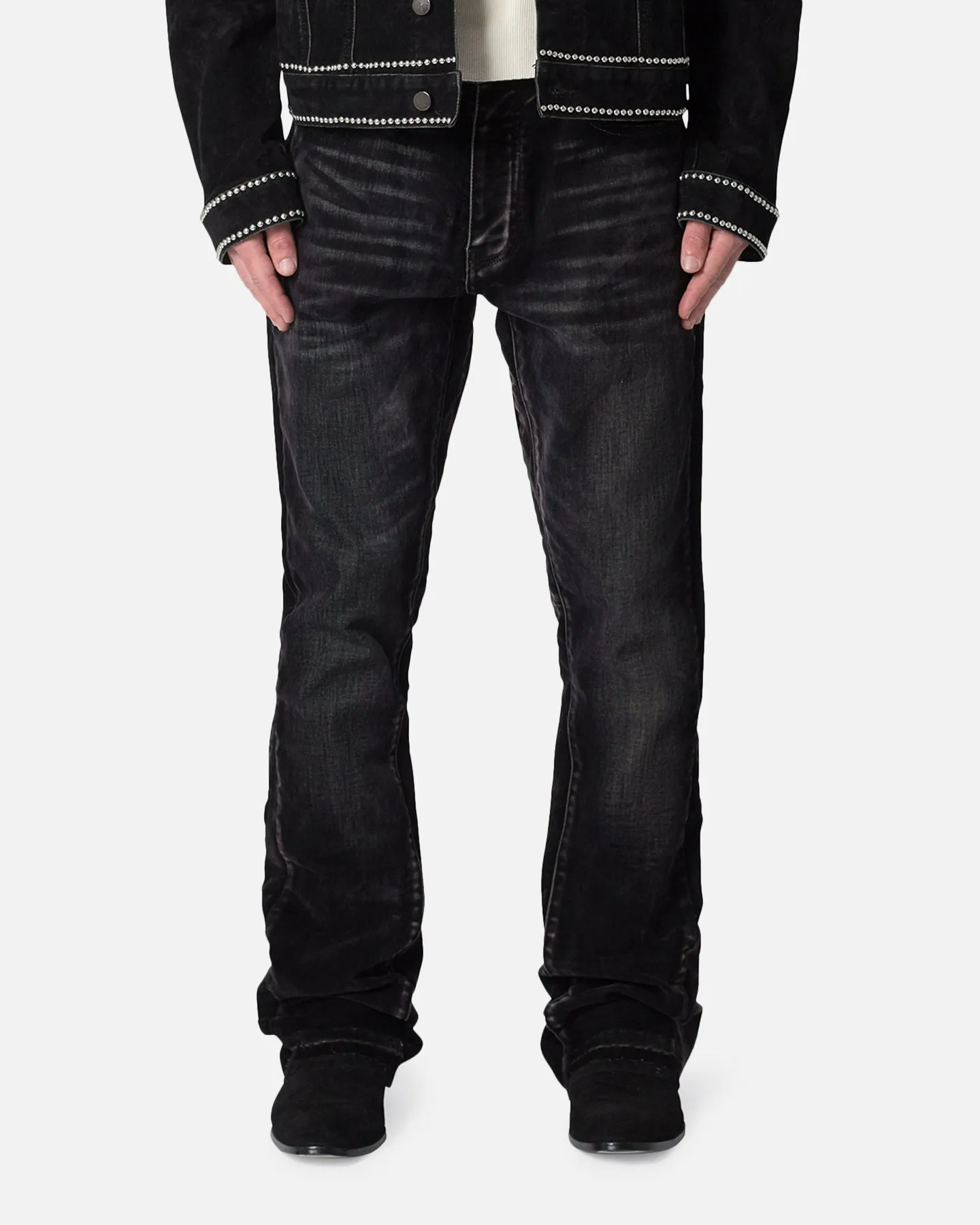 MNML B576 Flare Denim Jeans Black sold by Culture Kings