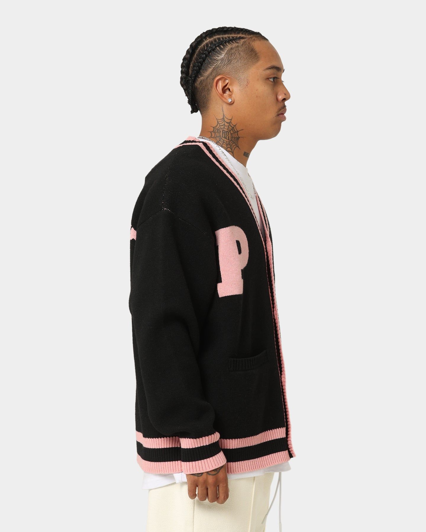Playboy By CK Collegiate Cardigan Black/Pink sold by Culture Kings product image thumbnail 6
