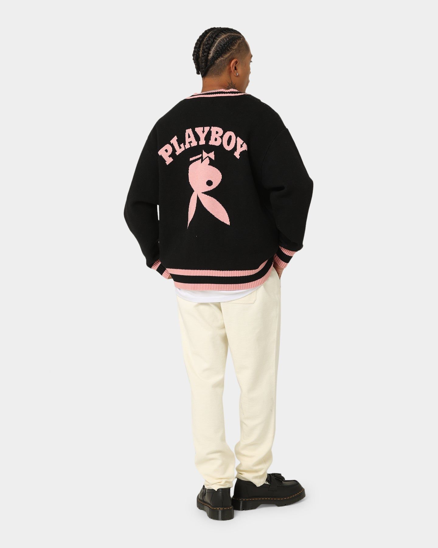Playboy By CK Collegiate Cardigan Black/Pink sold by Culture Kings product image thumbnail 8