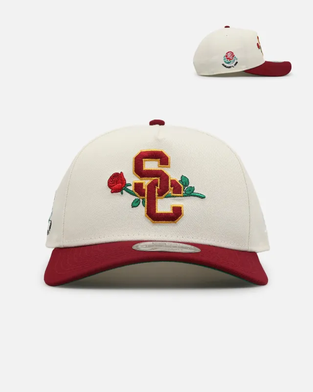 New Era University Of Southern California Trojans Rose Bowl 'USC Pack' 9FORTY A-Frame Snapback Chrome sold by Culture Kings
