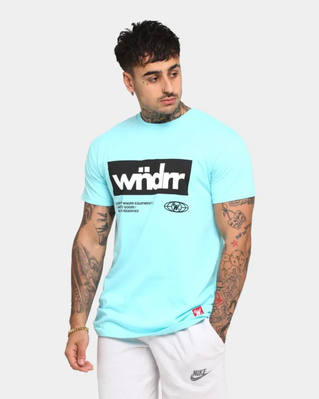 WNDRR Men's Manifest Custom Fit Short Sleeve T-Shirt Light Blue sold by Culture Kings