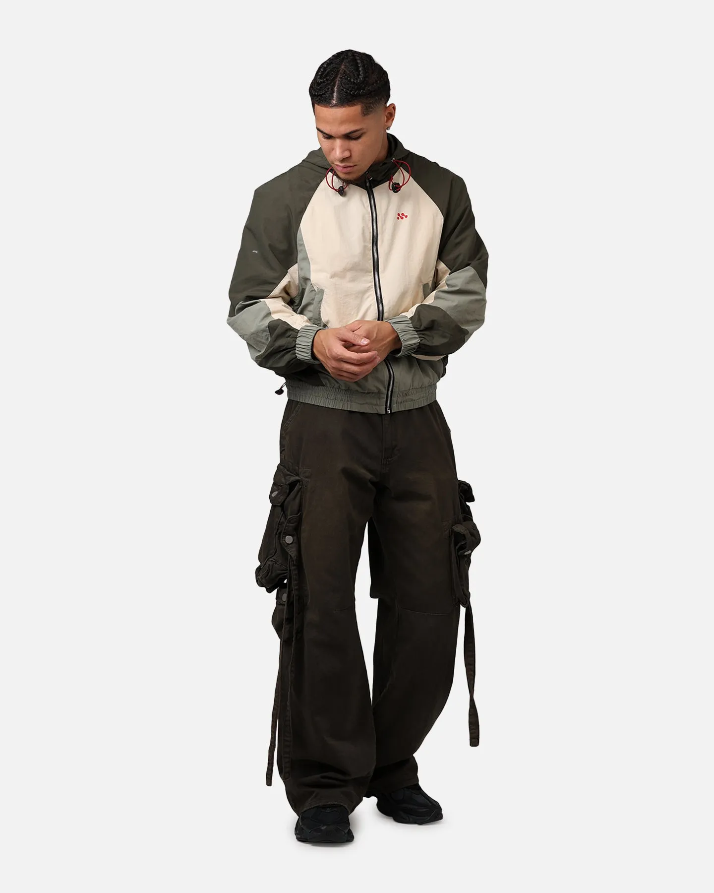 MNML Active Windbreaker Jacket Olive sold by Culture Kings product image thumbnail 3