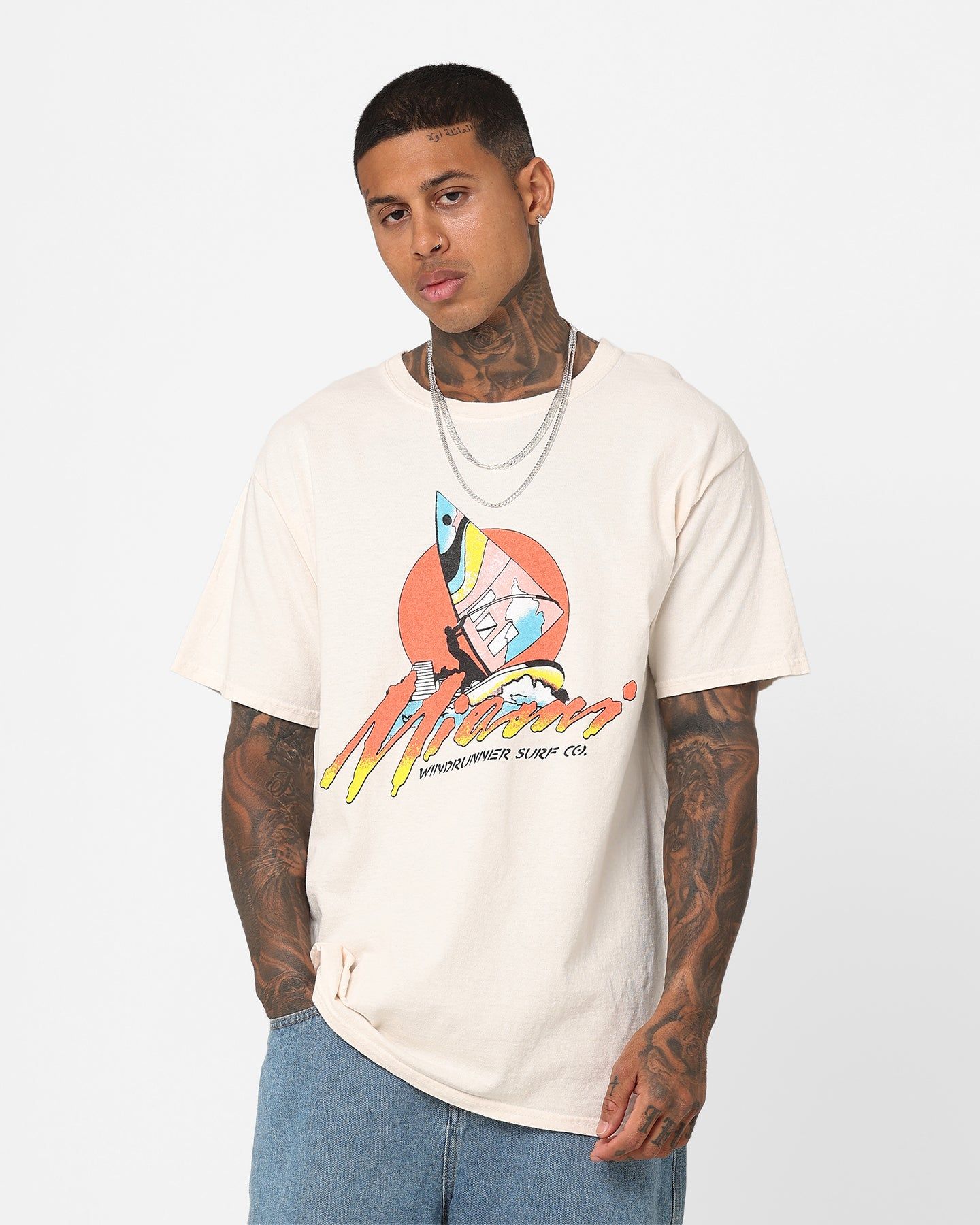 American Thrift Windrunners Vintage T-Shirt Off White sold by Culture Kings