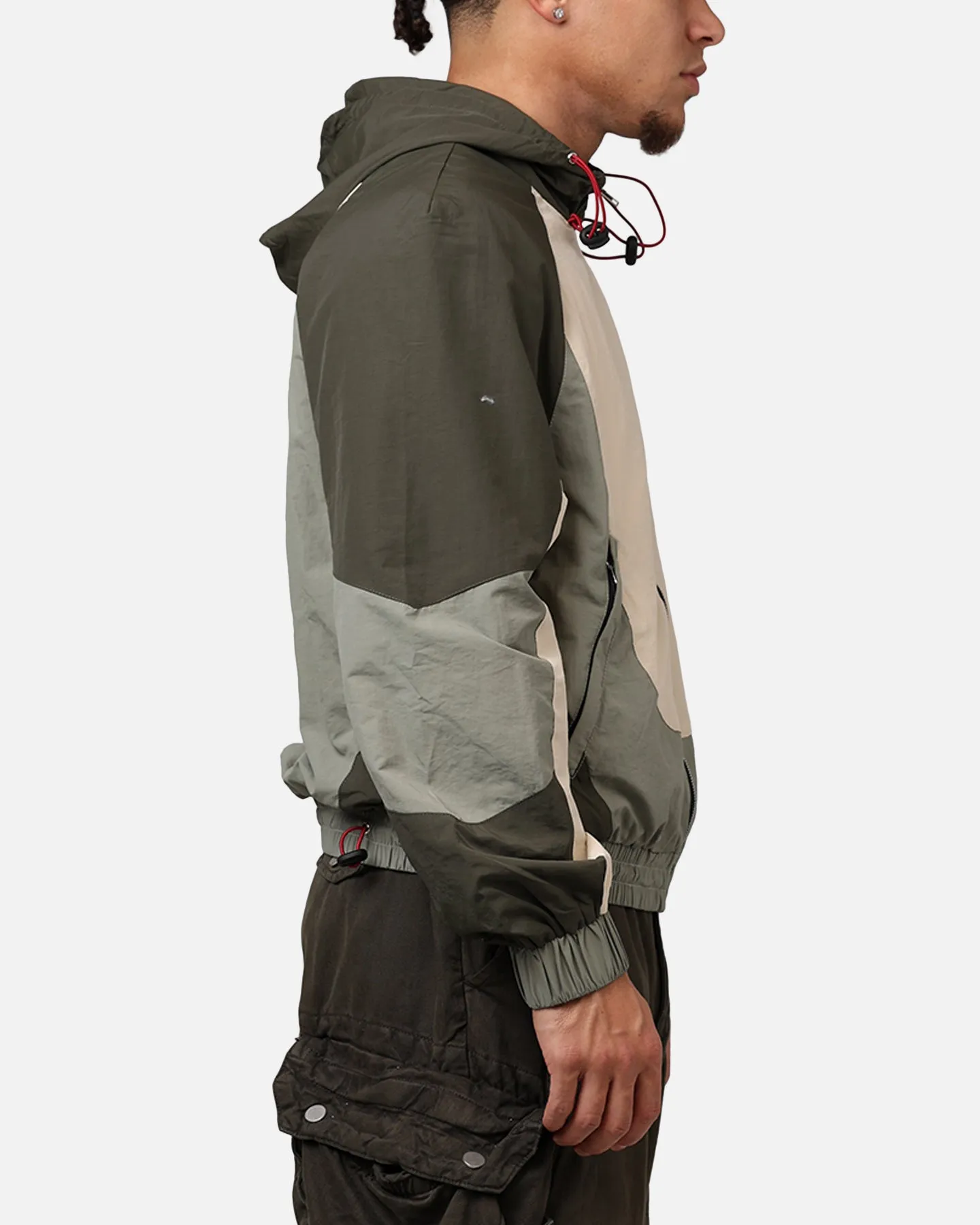 MNML Active Windbreaker Jacket Olive sold by Culture Kings product image thumbnail 4