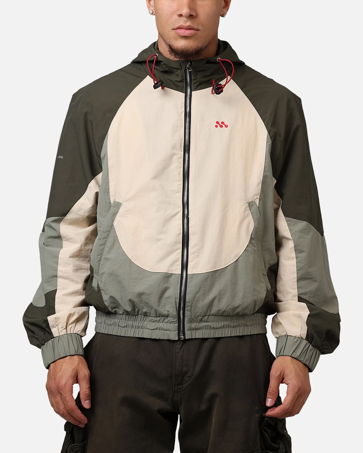 MNML Active Windbreaker Jacket Olive sold by Culture Kings