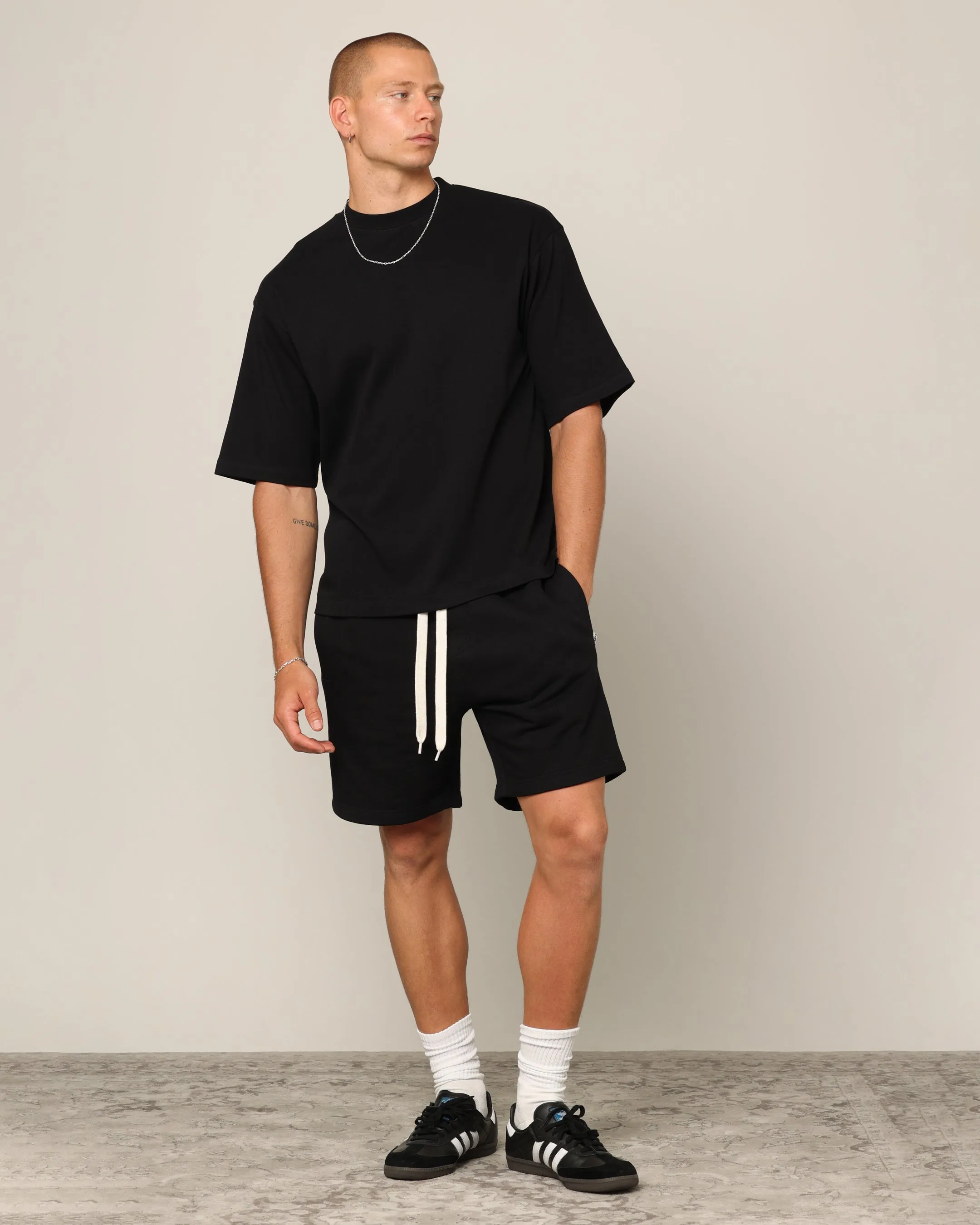 Carré Blanc Classic Sweat Shorts Black sold by Culture Kings product image thumbnail 2