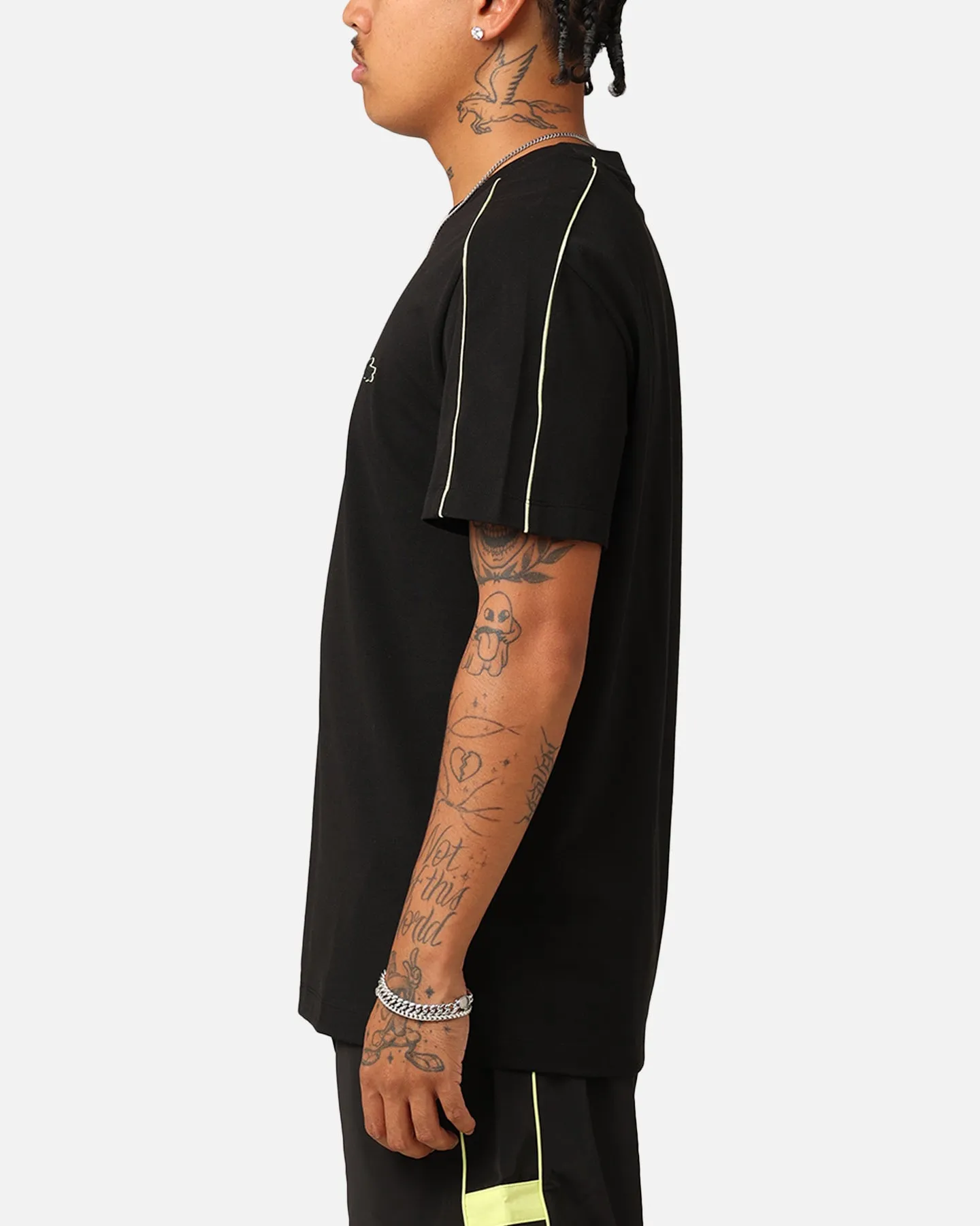 Lacoste Transitional Active Tech Pique T-Shirt Black sold by Culture Kings product image thumbnail 5
