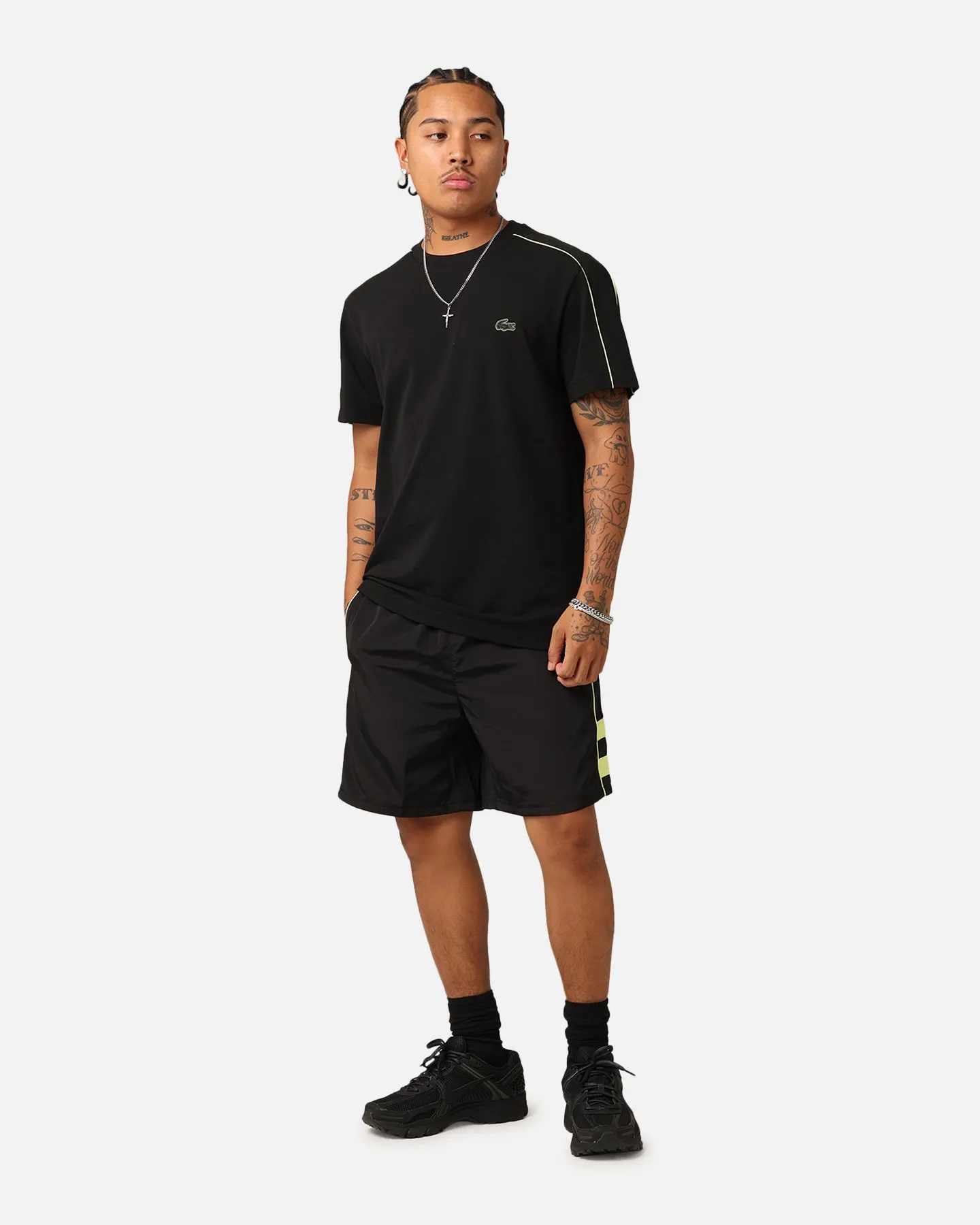 Lacoste Transitional Active Tech Pique T-Shirt Black sold by Culture Kings product image thumbnail 2