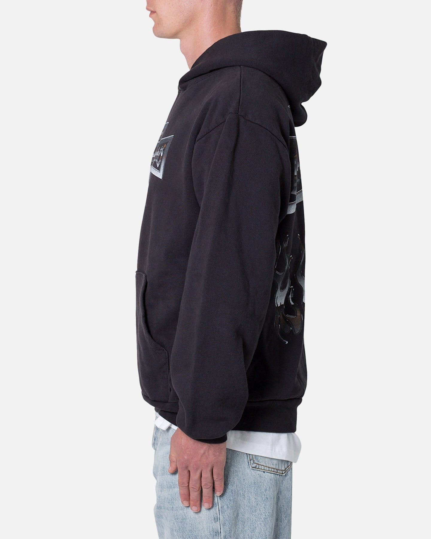 MNML Chrome Knights Hoodie Off Black sold by Culture Kings product image thumbnail 3