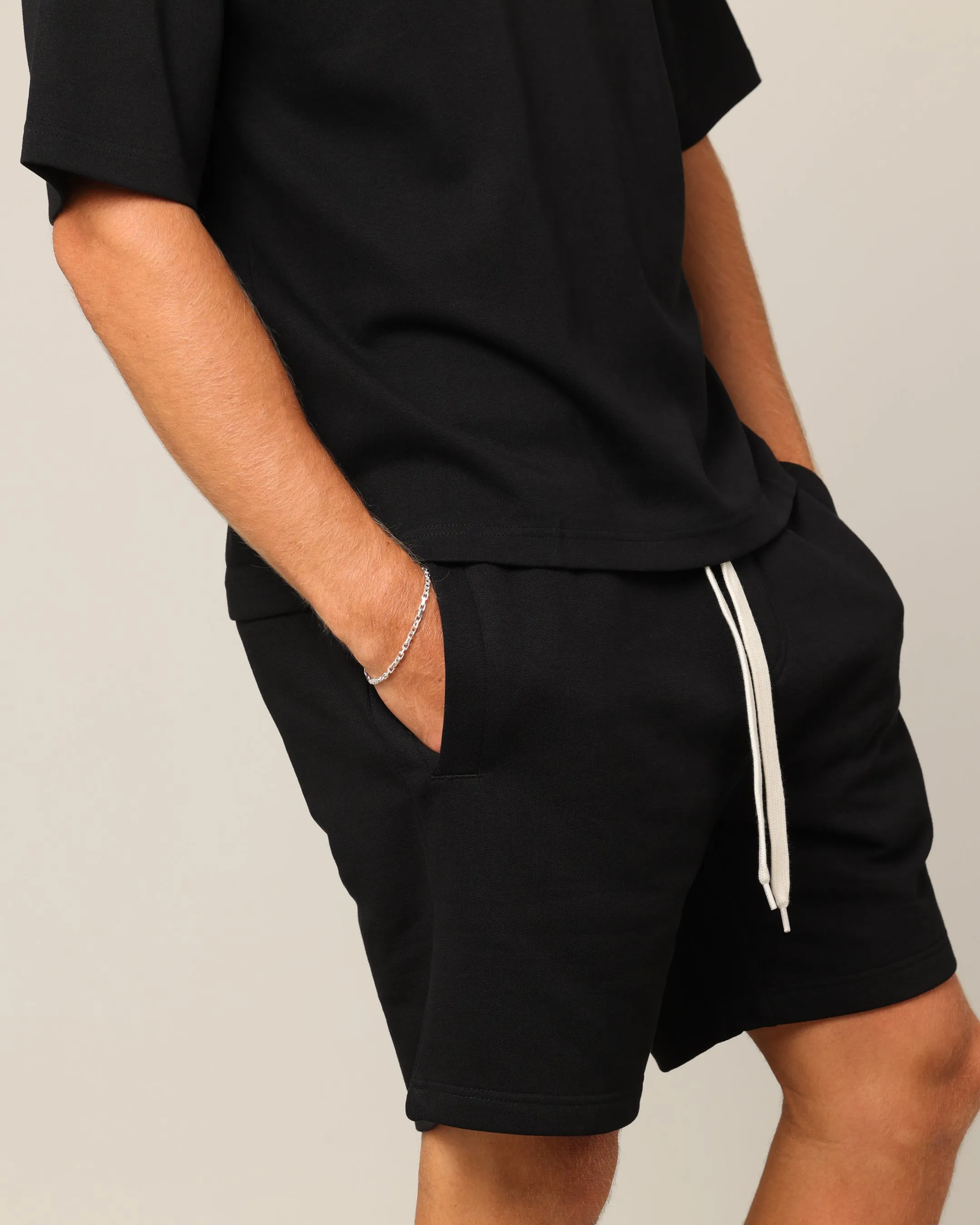 Carré Blanc Classic Sweat Shorts Black sold by Culture Kings product image thumbnail 3