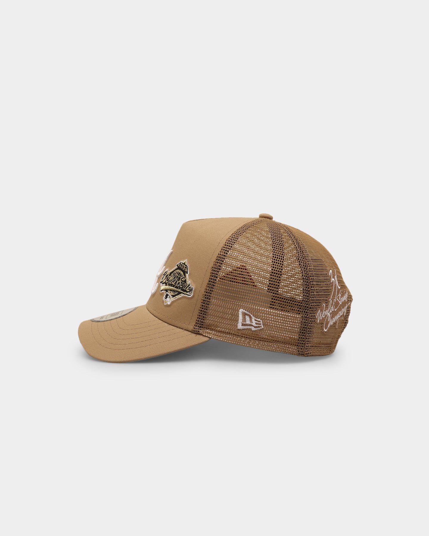 New Era Atlanta Braves 'World Series Multi Logo' 9FORTY K-Frame Snapback Tumbleweed sold by Culture Kings product image thumbnail 4