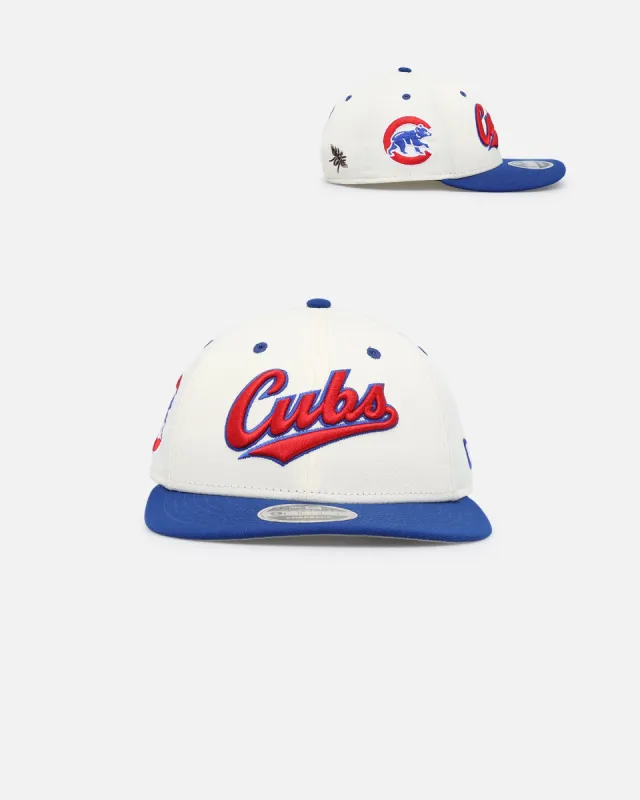 New Era X Felt Chicago Cubs 9FIFTY Snapback Chrome White sold by Culture Kings