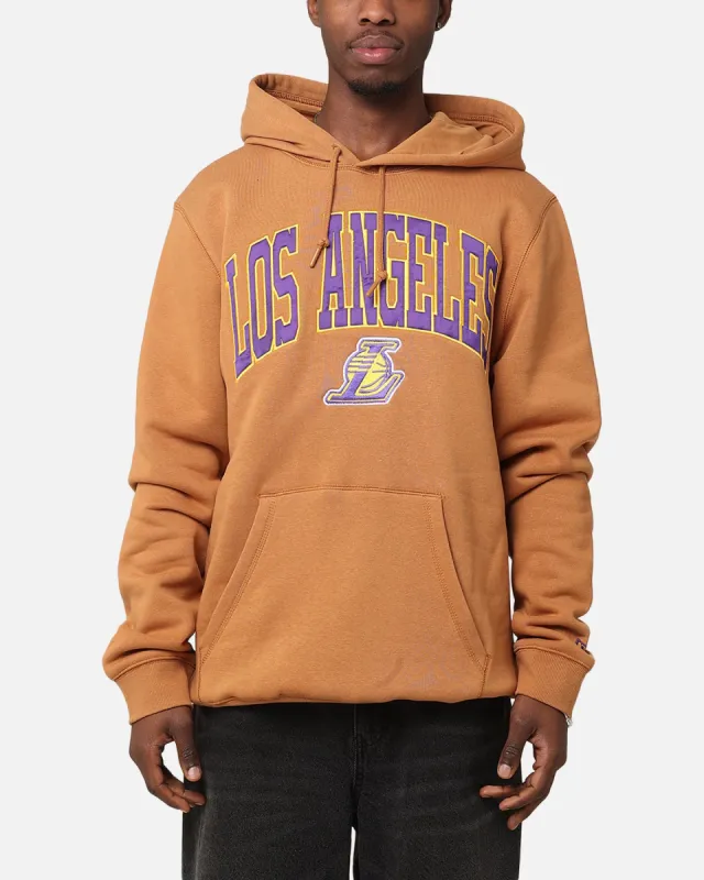 New Era Los Angeles Lakers Pullover Hoodie Medium Beige sold by Culture Kings
