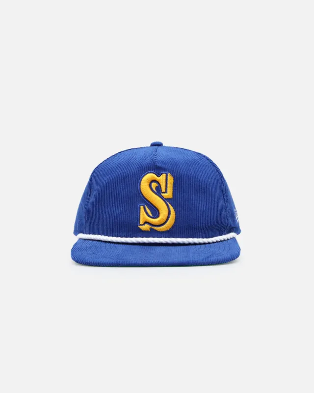 New Era Seattle Mariners 'Throwback Corduroy' Golfer Snapback Royal sold by Culture Kings