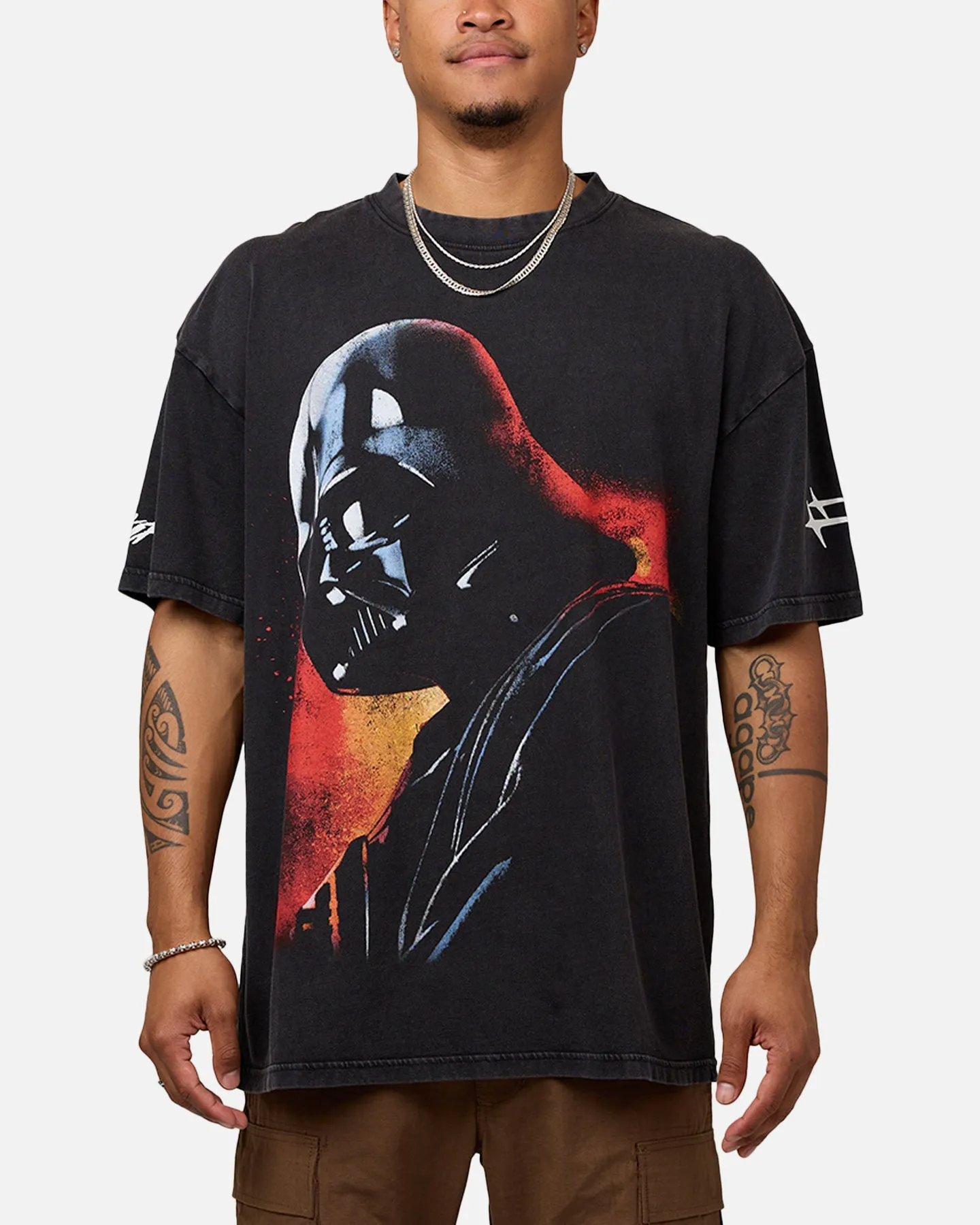 Star Wars Darth Vader T-Shirt Black Wash sold by Culture Kings