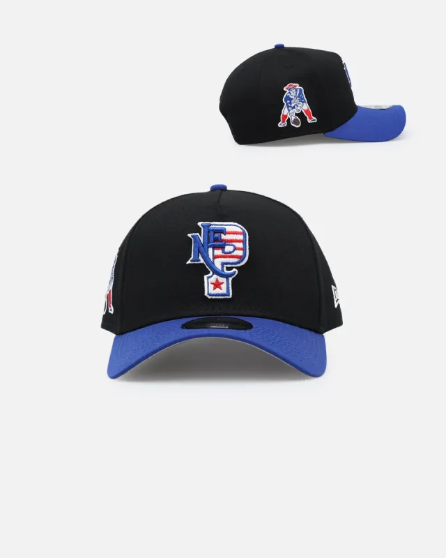 New Era New England Patriots 'NFL City Originals' 9FORTY A-Frame Snapback Black/OTC sold by Culture Kings
