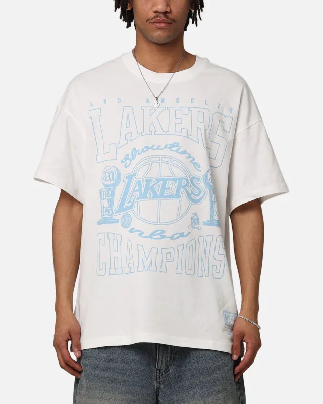 Mitchell & Ness Los Angeles Lakers World Champions T-Shirt Vintage White sold by Culture Kings
