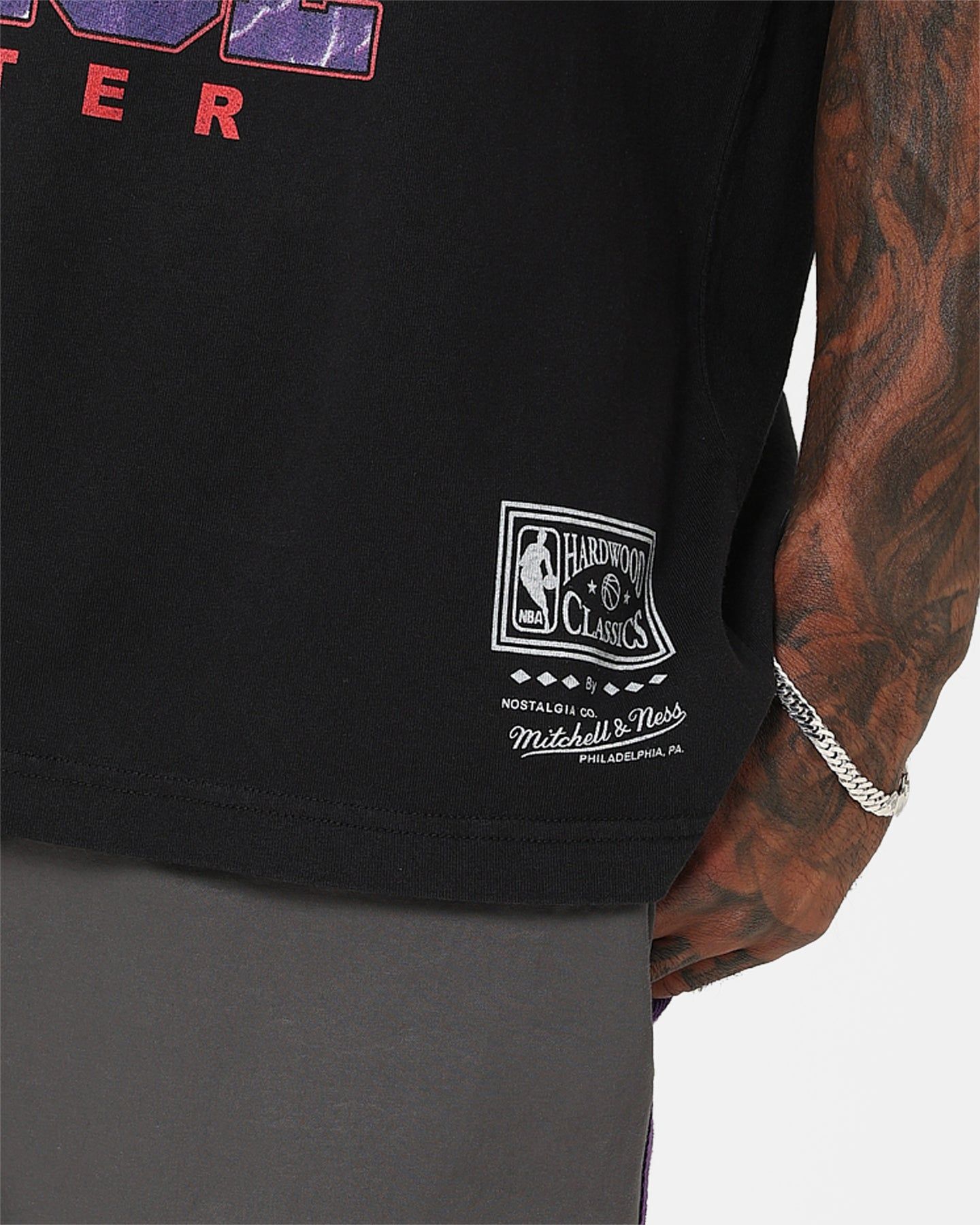 Mitchell & Ness Toronto Raptors Vince Carter Bling T-Shirt Black sold by Culture Kings product image thumbnail 7