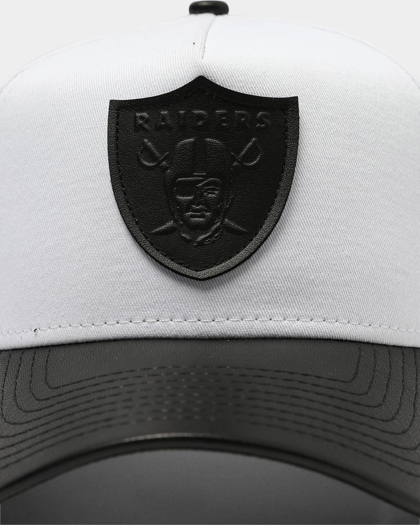 New Era Las Vegas Raiders PU Leather 9FORTY A-Frame Snapback White/Black sold by Culture Kings product image thumbnail 5