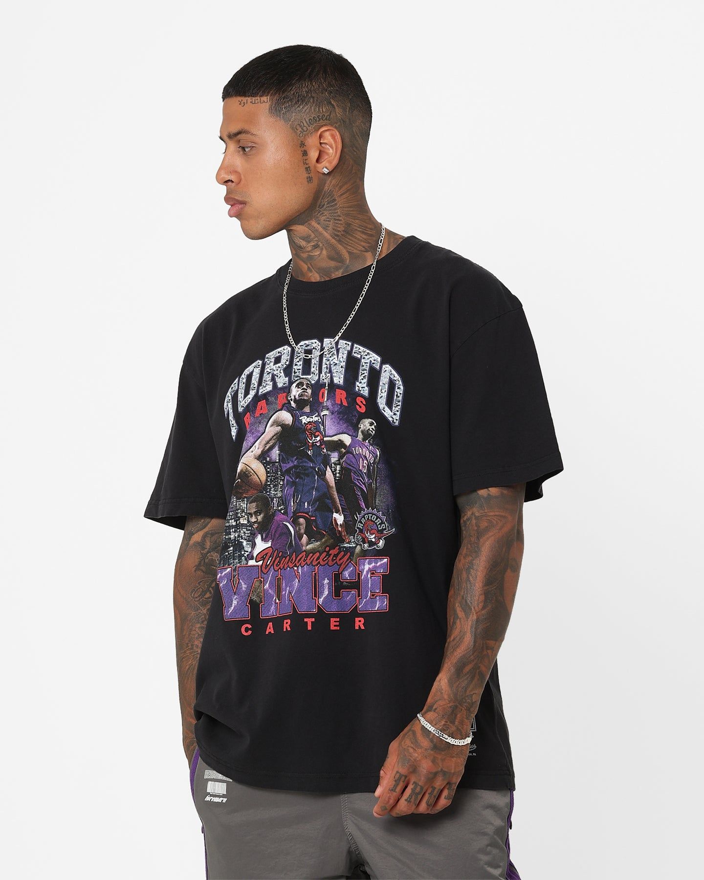 Mitchell & Ness Toronto Raptors Vince Carter Bling T-Shirt Black sold by Culture Kings product image thumbnail 6