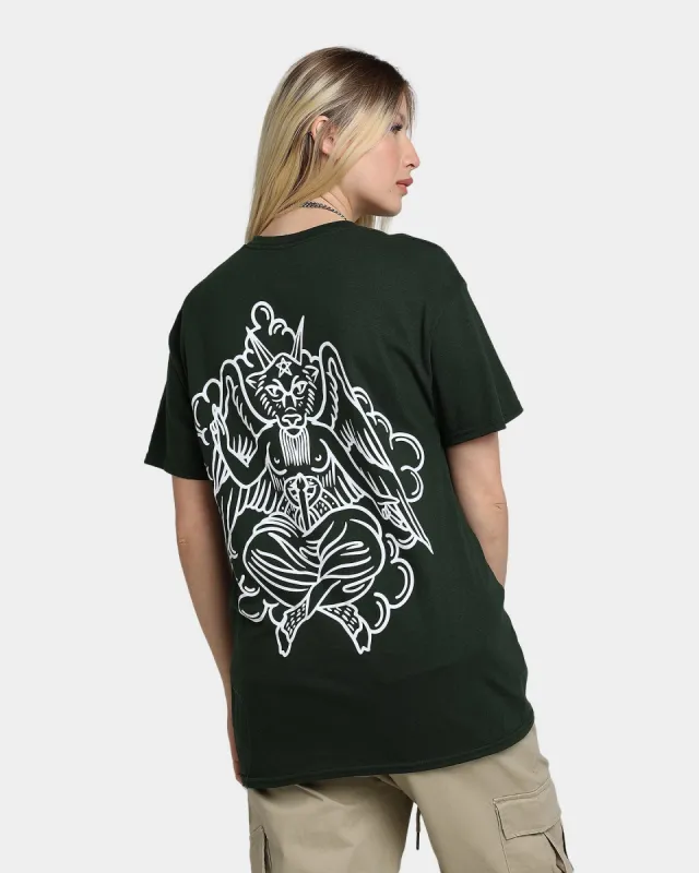 Rats Get Fat Baphomet T-Shirt Forest made by Culture Kings