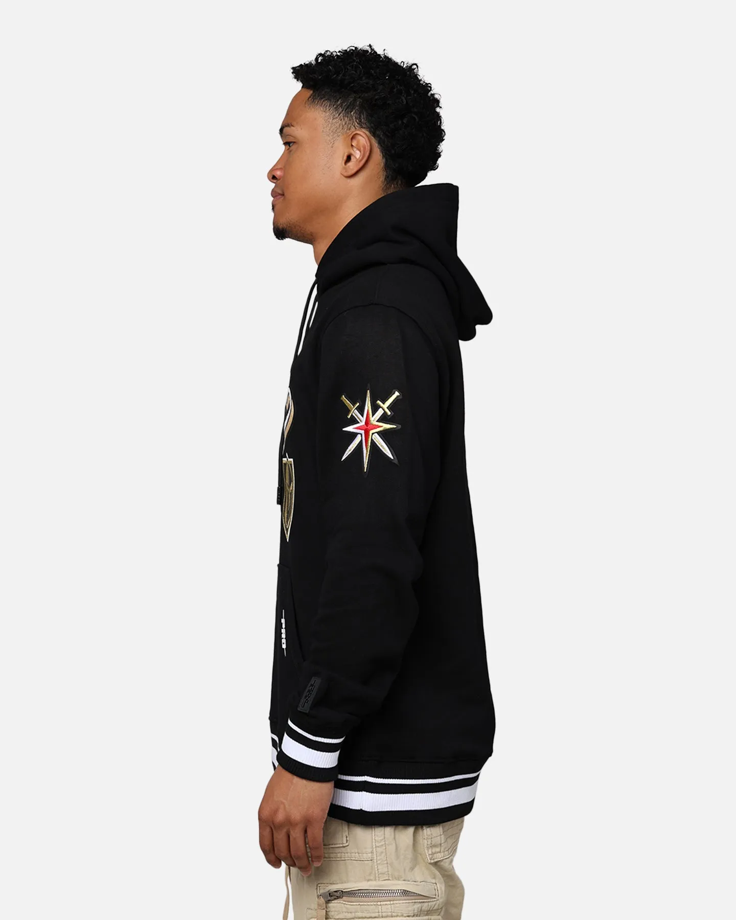 Pro Standard Vegas Golden Knights Fleece Pullover Hoodie Black sold by Culture Kings product image thumbnail 5