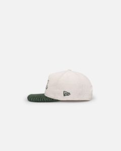 New Era Chicago Bulls 'Currency Corduroy' Golfer Pre-Curved Snapback Chrome White sold by Culture Kings
