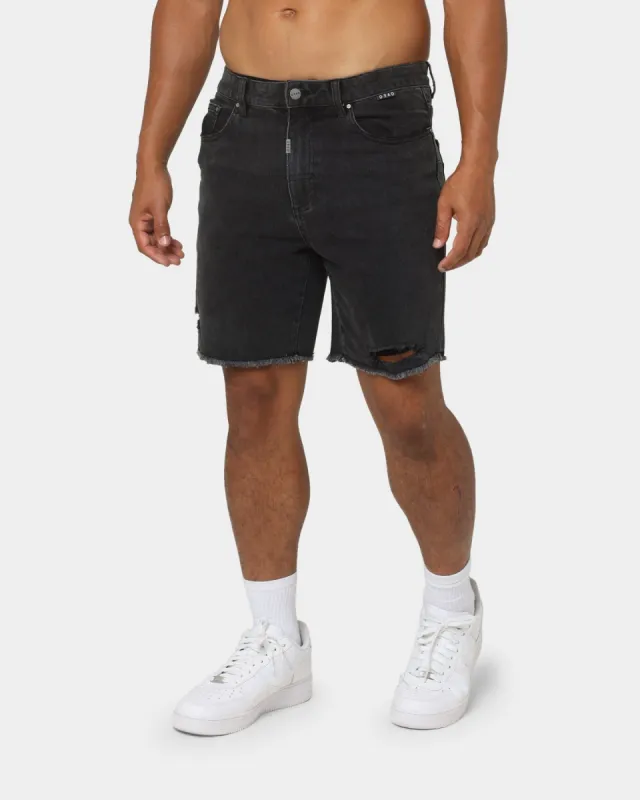 Dead Studios Relaxed Denim Shorts Washed Black sold by Culture Kings