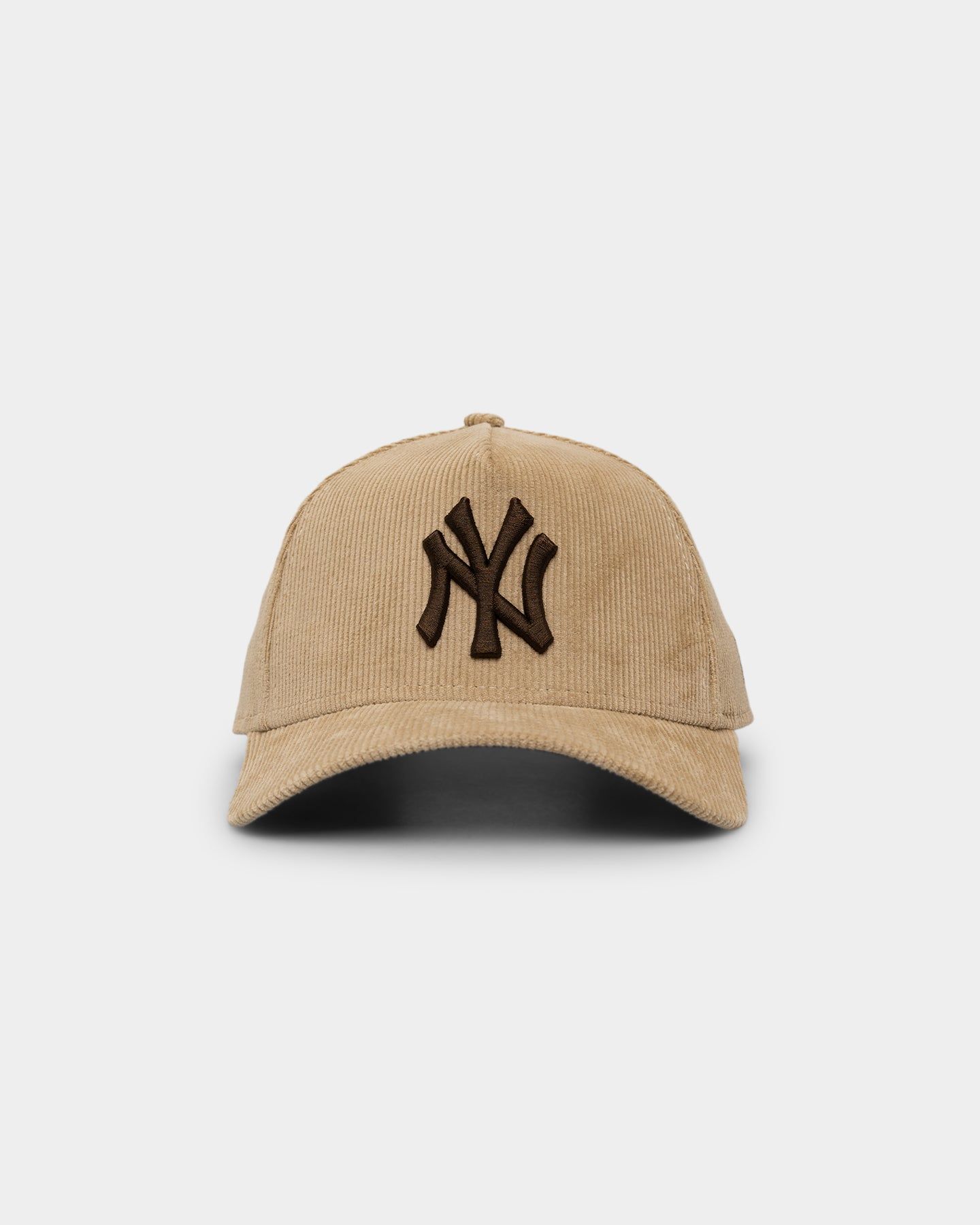 New Era New York Yankees 'Brown Camel Corduroy' 9FORTY A-Frame Snapback Camel sold by Culture Kings
