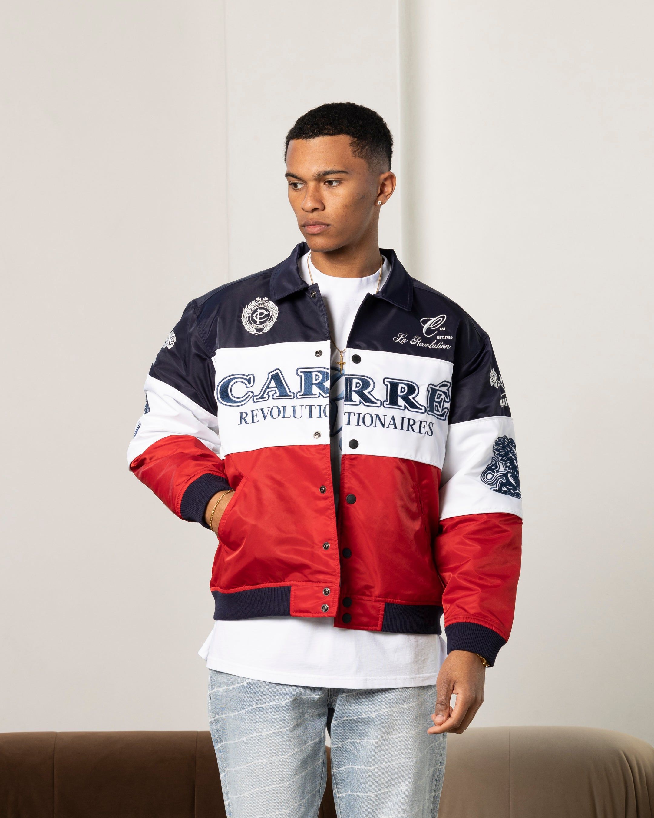 Carre Formula Jacket Red/White/Blue sold by Culture Kings