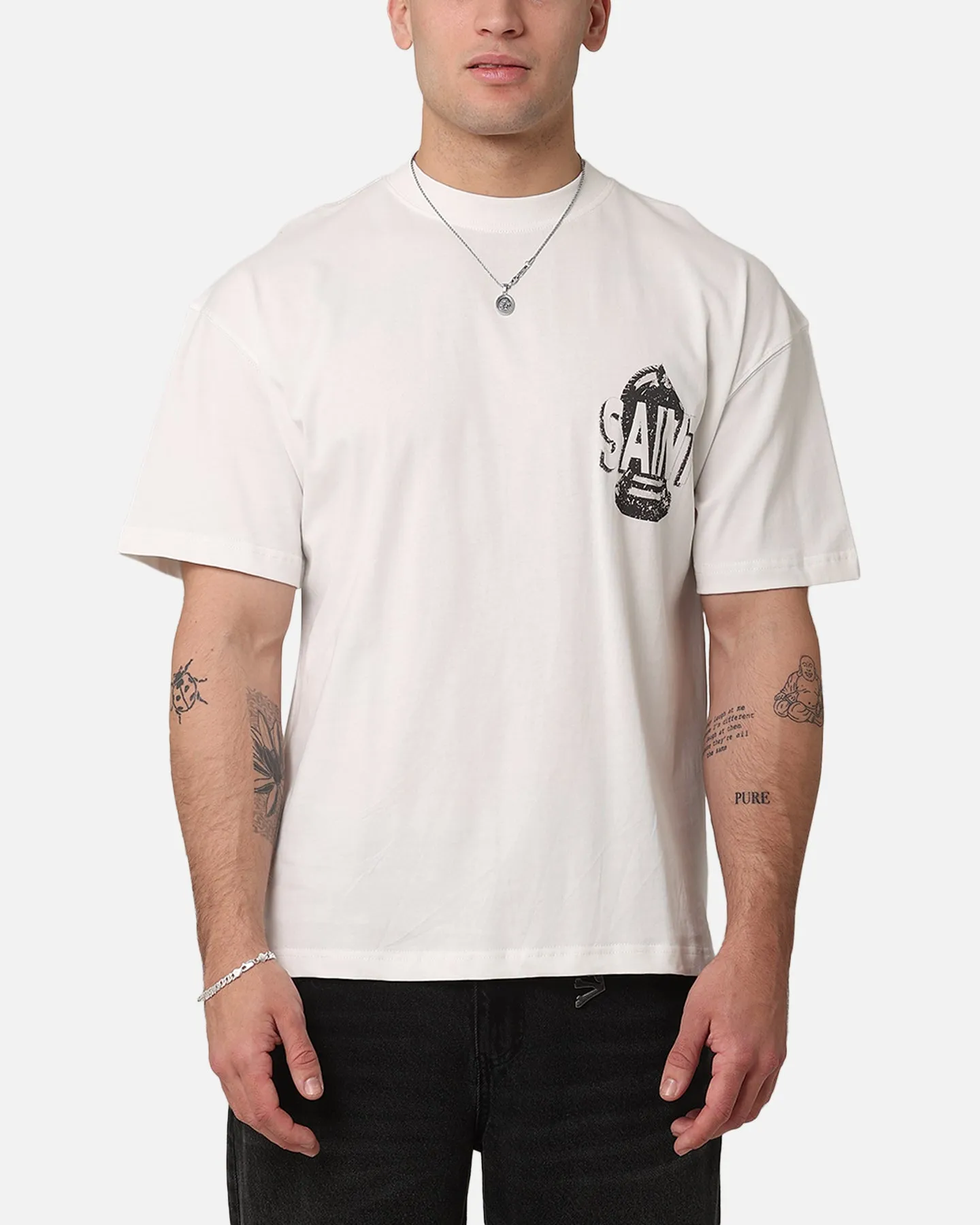 Saint Morta Chess Night T-Shirt Off White sold by Culture Kings product image thumbnail 2