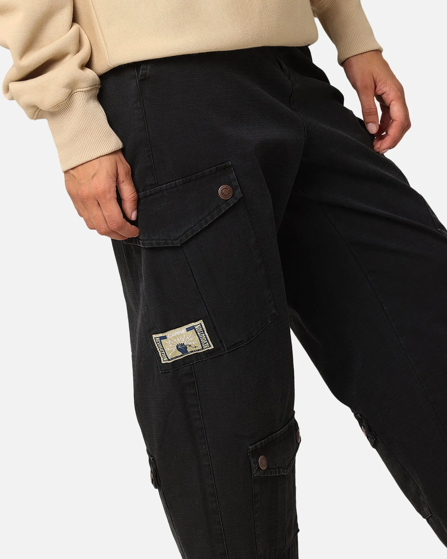 Carre Quality Cargo Jogger Washed Black sold by Culture Kings product image thumbnail 3
