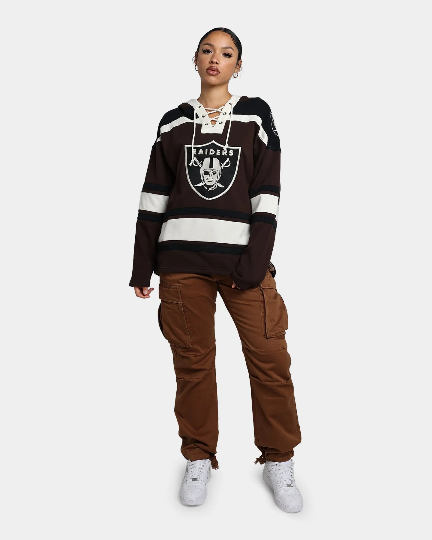 47 Brand Las Vegas Raiders Superior Lacer Hoodie Brown sold by Culture Kings product image thumbnail 2