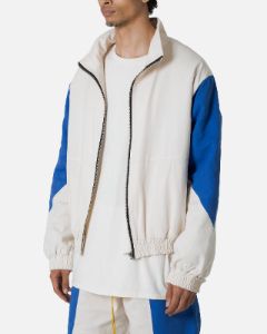 MNML Twill Racing Jacket Blue/White sold by Culture Kings