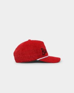 47 Brand Chicago Blackhawks 'NHL Corduroy Team Script' Corduroy Crossrope 47 Hitch Snapback Red sold by Culture Kings