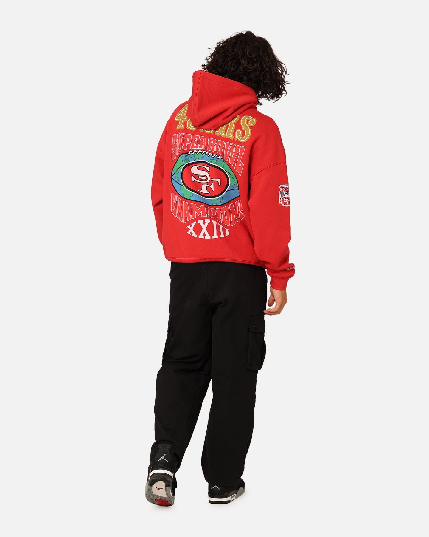 Mitchell & Ness San Francisco 49ers Super Bowl World Hoodie Faded Red sold by Culture Kings product image thumbnail 3