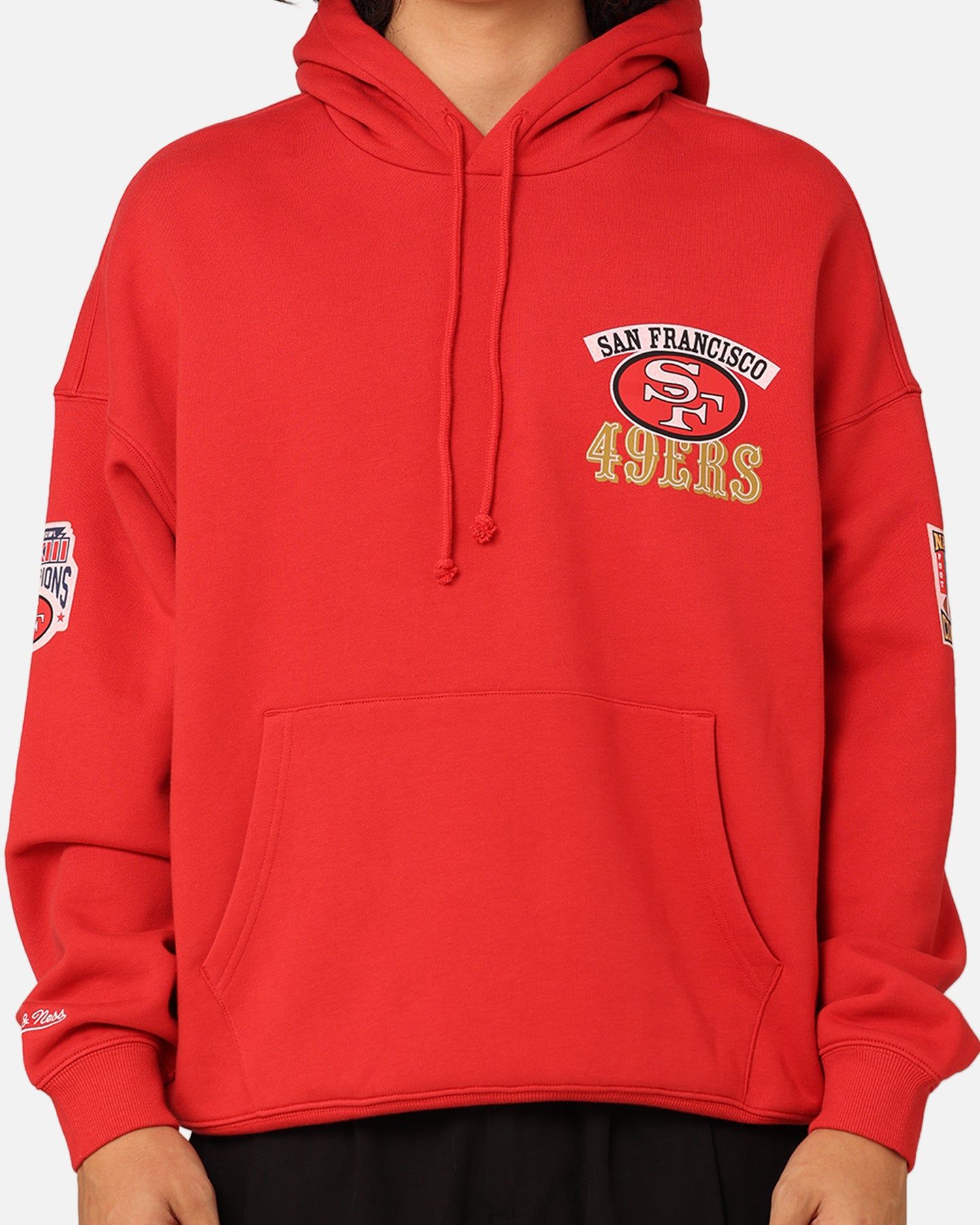 Mitchell & Ness San Francisco 49ers Super Bowl World Hoodie Faded Red sold by Culture Kings product image thumbnail 4