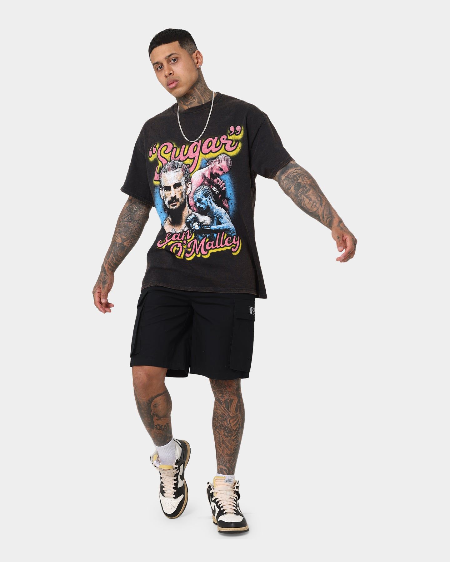 Goat Crew X UFC Sugar Sean Vintage T-Shirt Black Wash sold by Culture Kings product image thumbnail 2