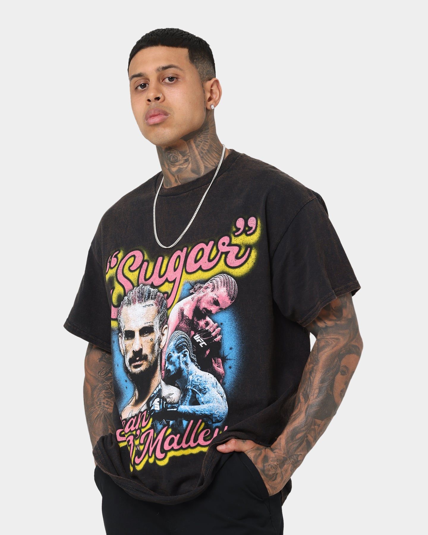 Goat Crew X UFC Sugar Sean Vintage T-Shirt Black Wash sold by Culture Kings