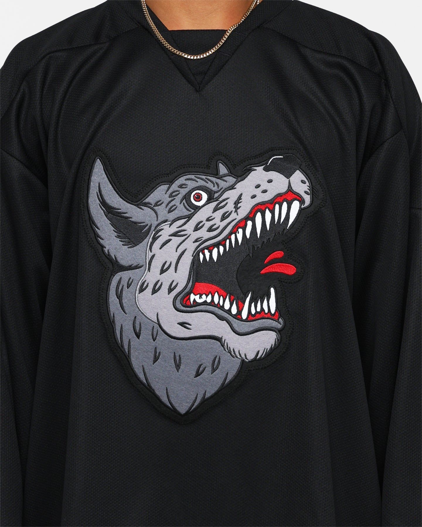 Raised By Wolves Home Hockey Jersey Black sold by Culture Kings product image thumbnail 4