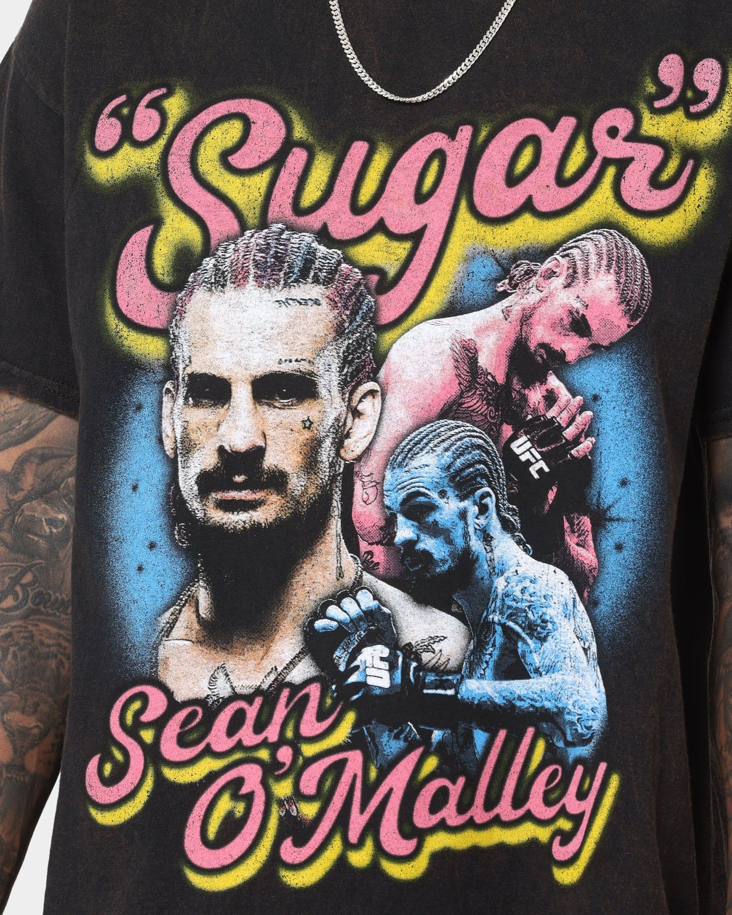 Goat Crew X UFC Sugar Sean Vintage T-Shirt Black Wash sold by Culture Kings product image thumbnail 3