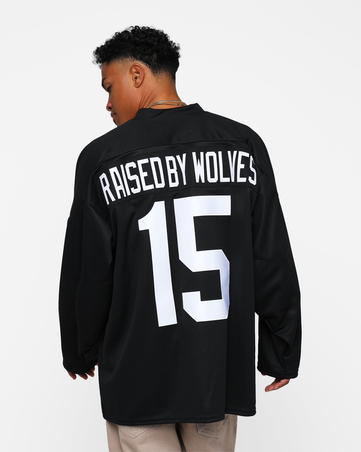 Raised By Wolves Home Hockey Jersey Black sold by Culture Kings product image thumbnail 2
