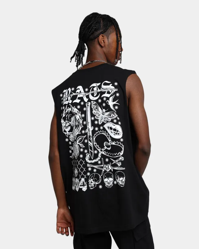 Rats Get Fat Flash Muscle T-Shirt Black sold by Culture Kings