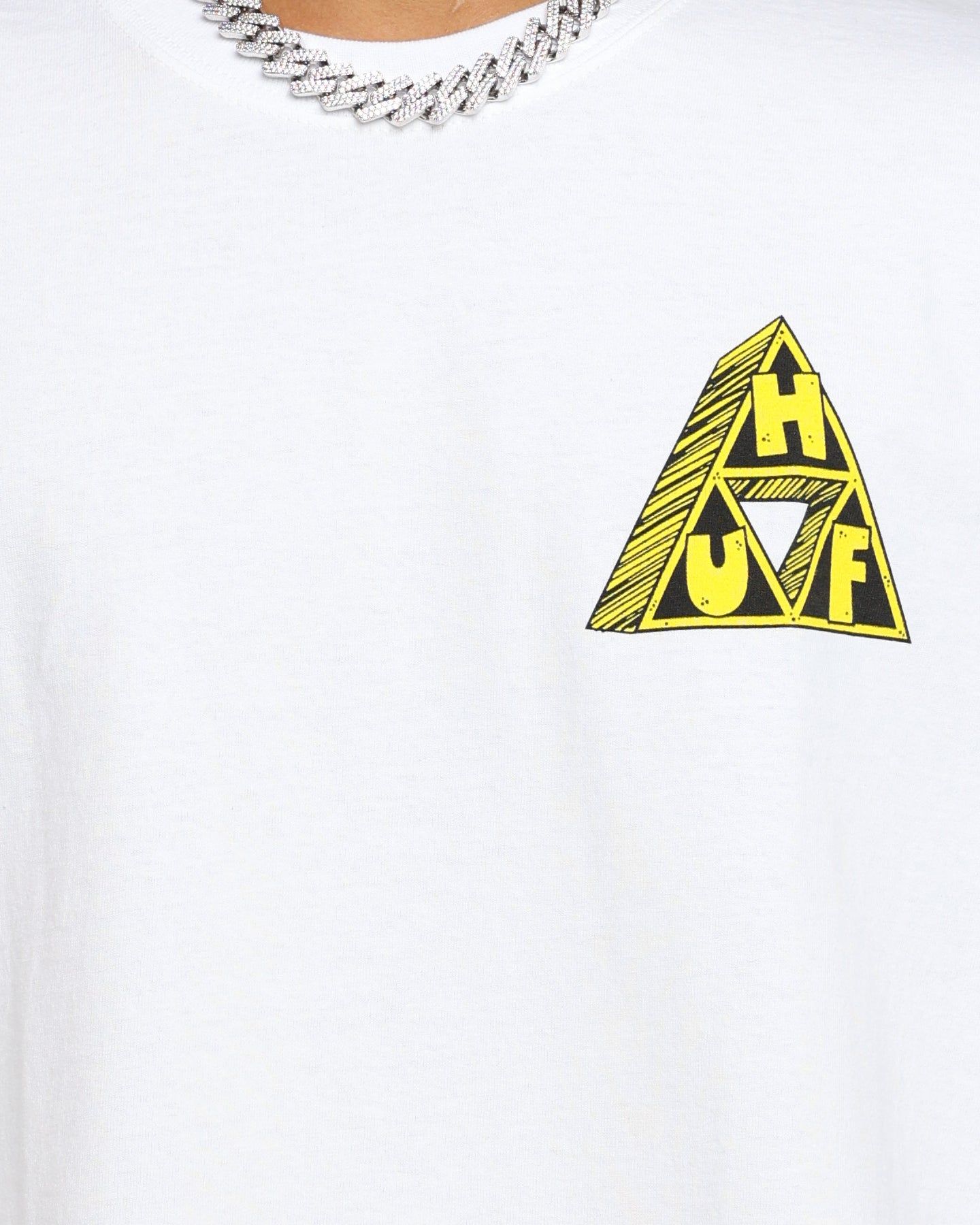 HUF Saturday Morning T-Shirt White sold by Culture Kings product image thumbnail 4