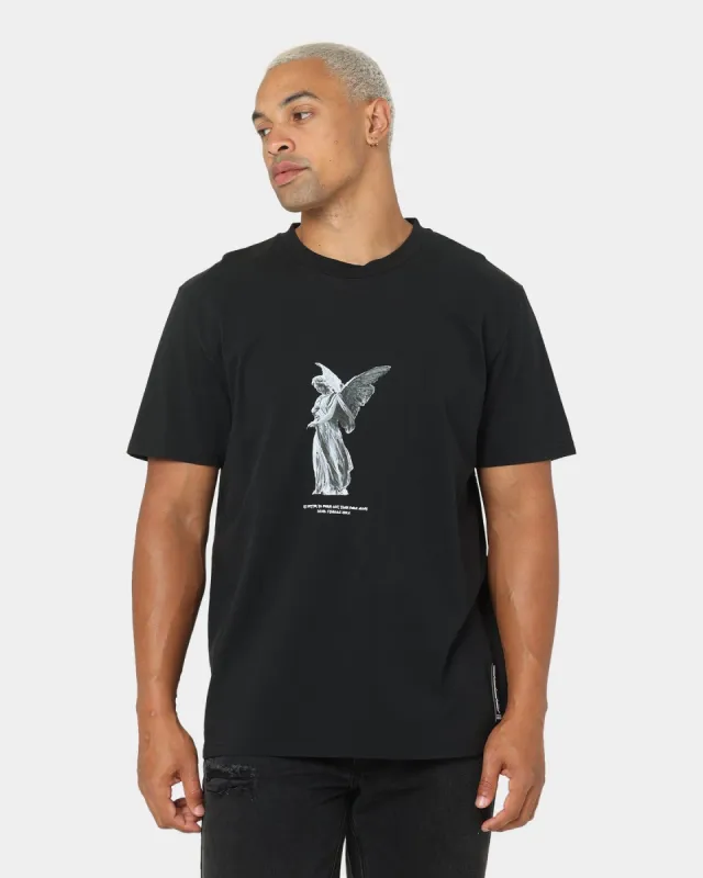 Dead Studios Burnt Out Angel T-Shirt Black sold by Culture Kings