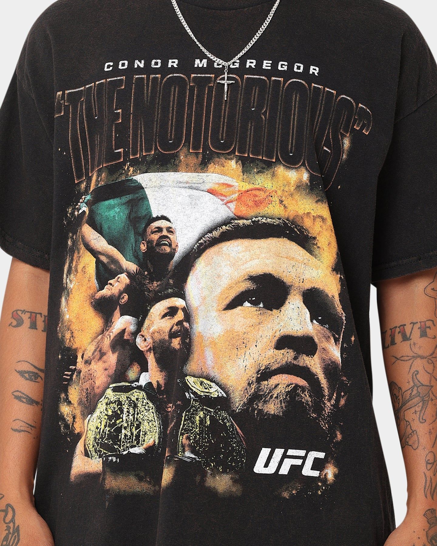 Goat Crew X UFC The Notorious Vintage T-Shirt Black Wash sold by Culture Kings product image thumbnail 3