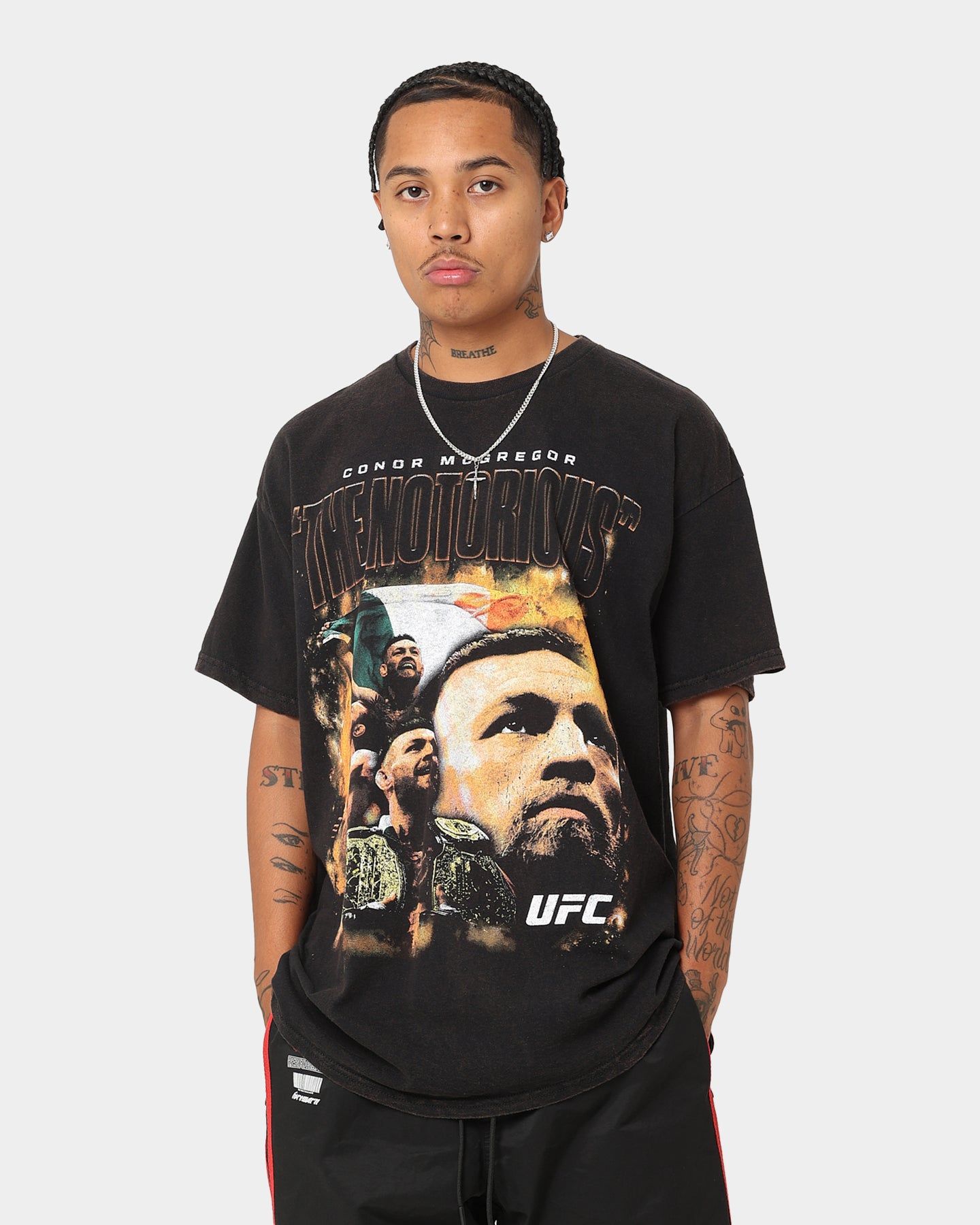 Goat Crew X UFC The Notorious Vintage T-Shirt Black Wash sold by Culture Kings